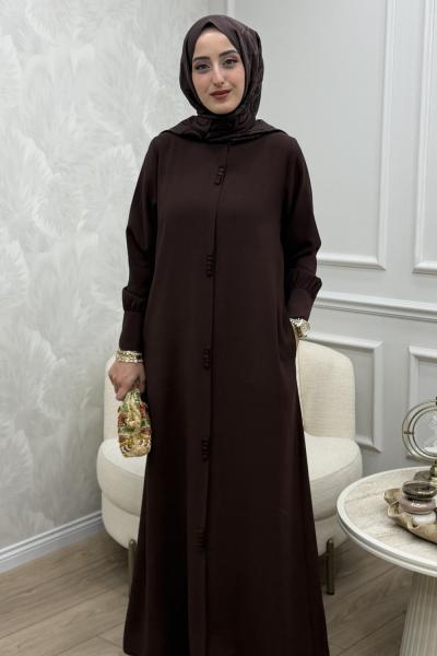 Afra Elbise Kahverengi