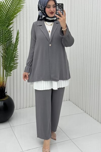 Burcu Takım Gri