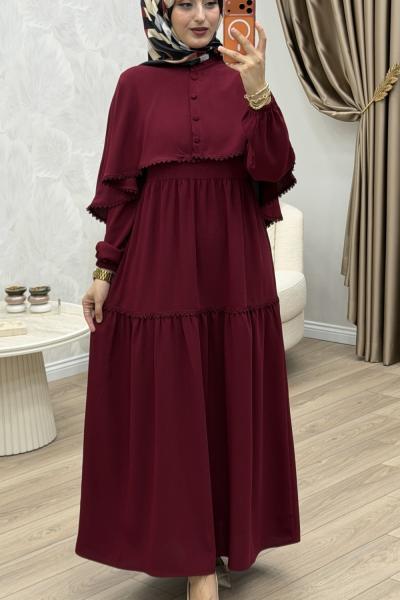Peri Elbise Bordo
