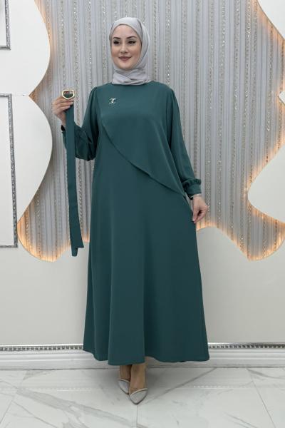 Afitap Elbise Mint Yeşili