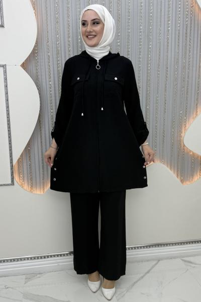 Ares pantolonlu takım Siyah