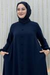 Ayende Elbise Lacivert
