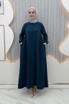 Ayende Elbise Petrol Mavisi