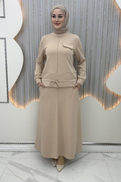 Aymina Etekli Takım Krem