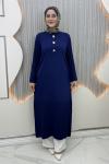 Belis Tunik Elbise Lacivert