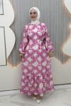 Beril elbise Pembe