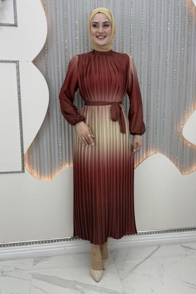 Birce elbise  Bordo