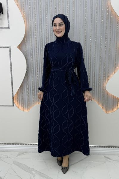 Cennet elbise Lacivert