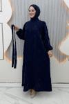 Ceylan Elbise Lacivert