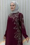 Denizyıldızı abiye  Bordo