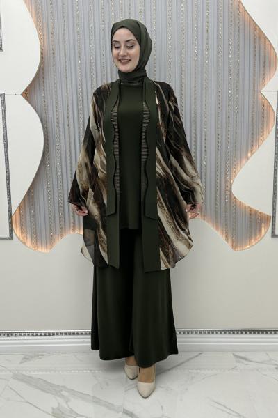 Dize Pantolonlu Takım Haki