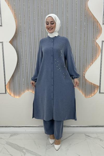 Duha taşlı takım Mavi