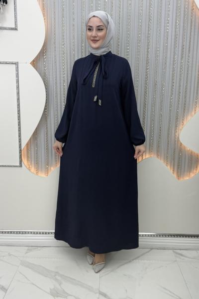 Gökçe Elbise Lacivert