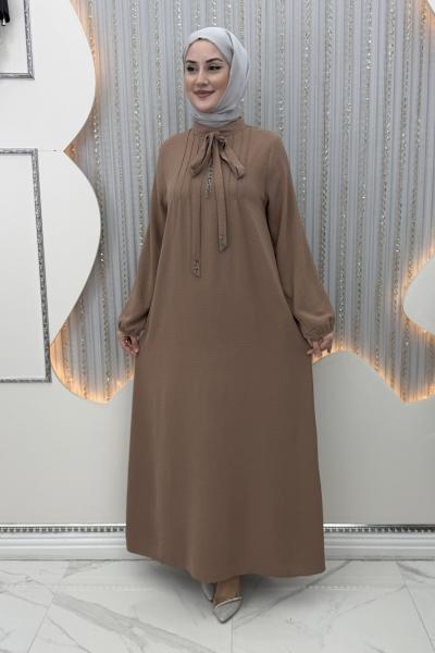 Gökçe Elbise Vizon