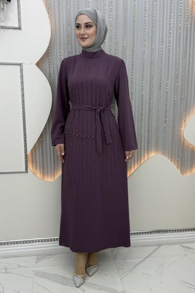 Güzelim abiye Mor