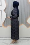 Güzün Elbise Lacivert
