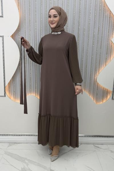 Haziran Abiye Kahverengi