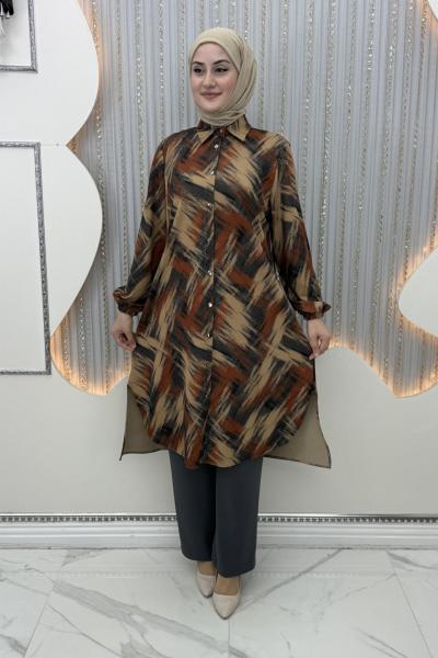 Hüda Pantolonlu Takım Gri