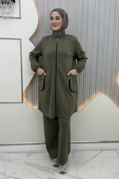 Ilgın Pantolonlu Takım Haki