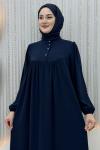 İlsu Elbise Lacivert