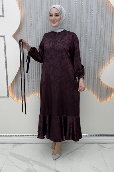 Jakar Elbise Bordo