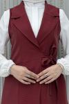 Kader Pantolonlu 3’lü Takım  Bordo