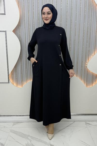 Kamer Elbise Lacivert