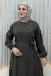 Kupra Elbise Antrasit