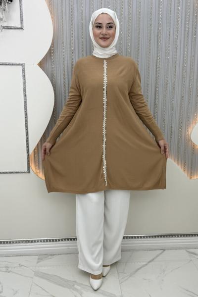 Lavinya Triko Tunik Vizon