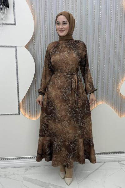Lerzan Elbise Kahverengi