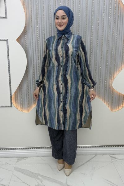 Nosa Pantolonlu takım Mavi