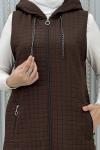 Özgü Yelek Kahverengi