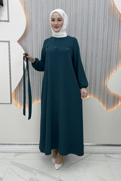 Özün Elbise Petrol Yeşili
