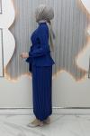 Pırıltı Etekli Takım  Mavi