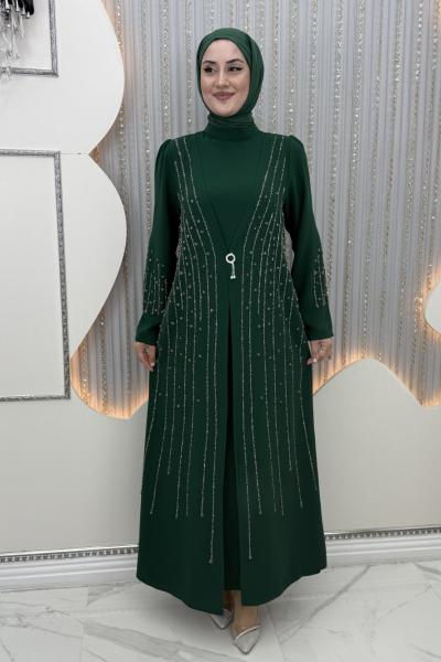 Pırlanta Abiye Zümrüt