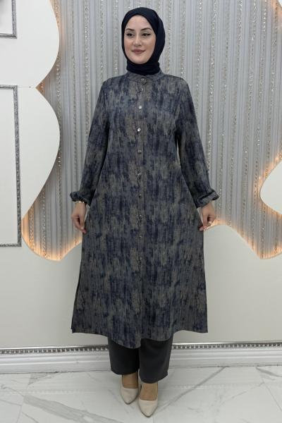 Reyyan Pantolonlu Takım Lacivert