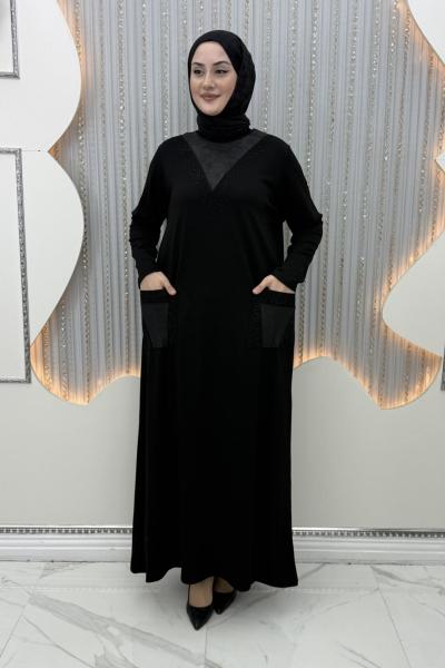 Saye Elbise Siyah