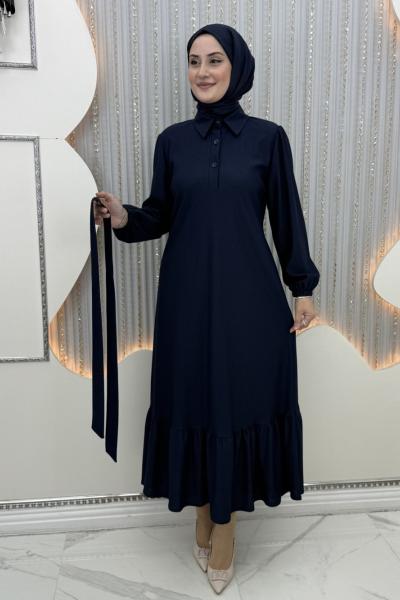 Selove Elbise Lacivert