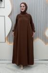 Selvinaz Elbise Kahverengi