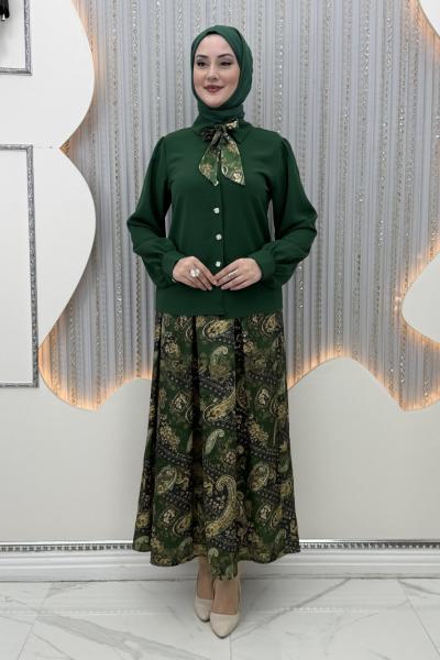 Ümmüş Etekli Takım Zümrüt