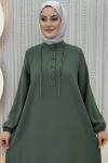 Vegan Elbise Haki