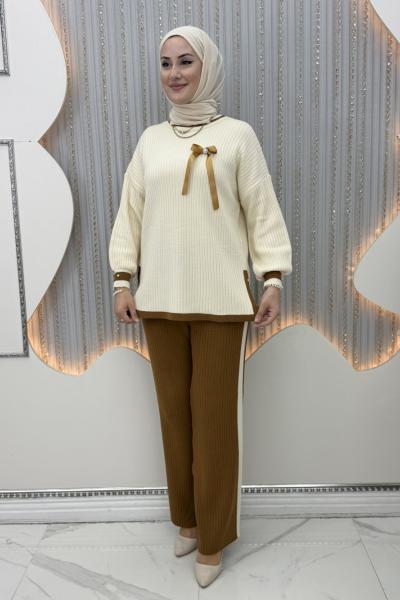 Yağmur Pantolonlu Takım Camel
