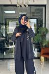 Aliye Üçlü Takım Lacivert