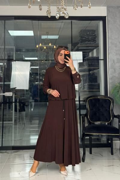 Asya Etek Takım Kahve