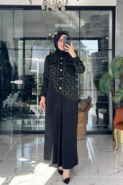 Deren Elbise Siyah
