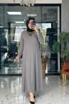 Ezgi Elbise Gri