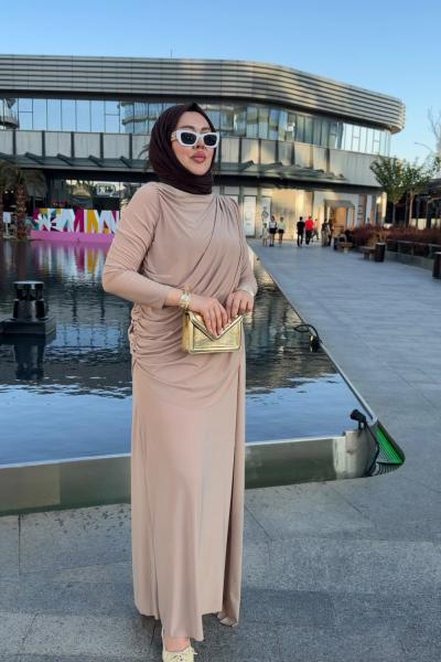 İhtişam Elbise Vizon