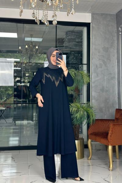 Meram Pantolon Takım Lacivert