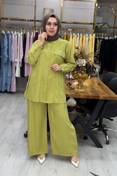 Sahra Tencel Takım Yeşil