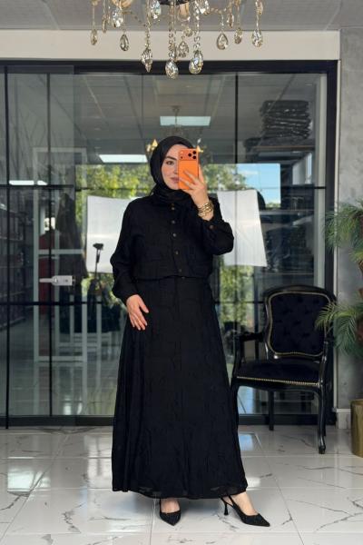 Yazgı Üçlü Takım Siyah